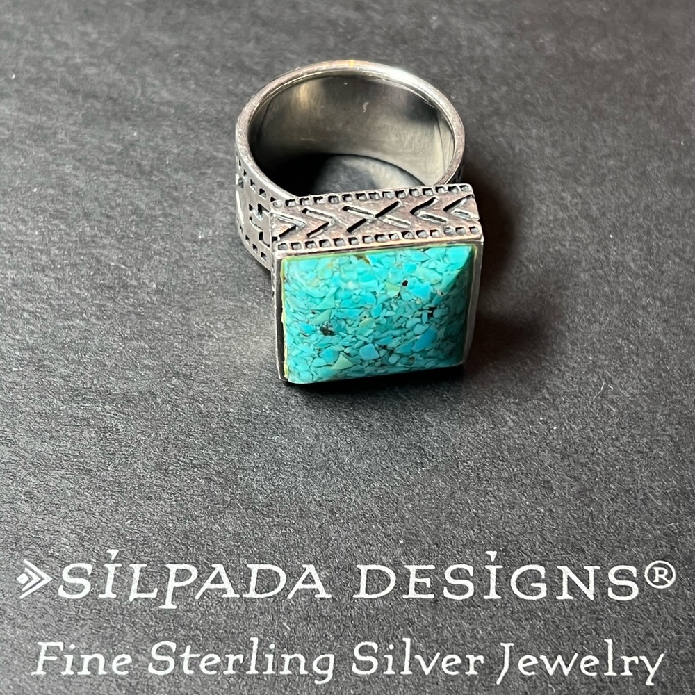 Silpada Sterling Silver & Turquoise Ring
